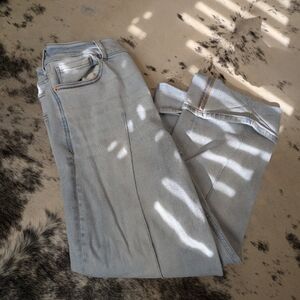 Dear John Light Blue Flare Wide Leg Jeans
